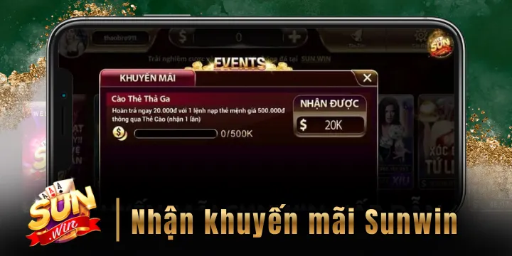 Khuyến m&atilde;i Sunwin - Phần thưởng hấp dẫn người chơi kh&ocirc;ng n&ecirc;n bỏ lỡ&nbsp;